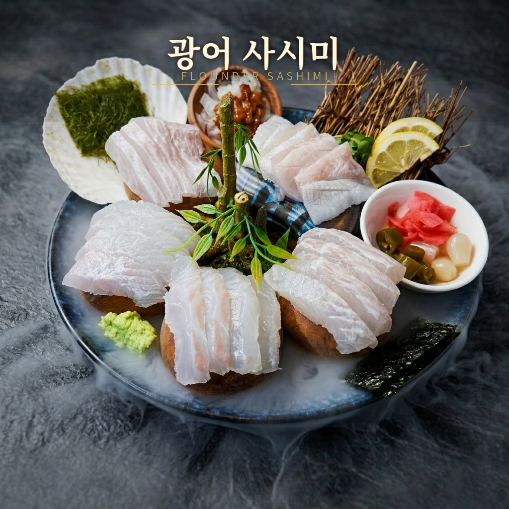 광어 사시미
