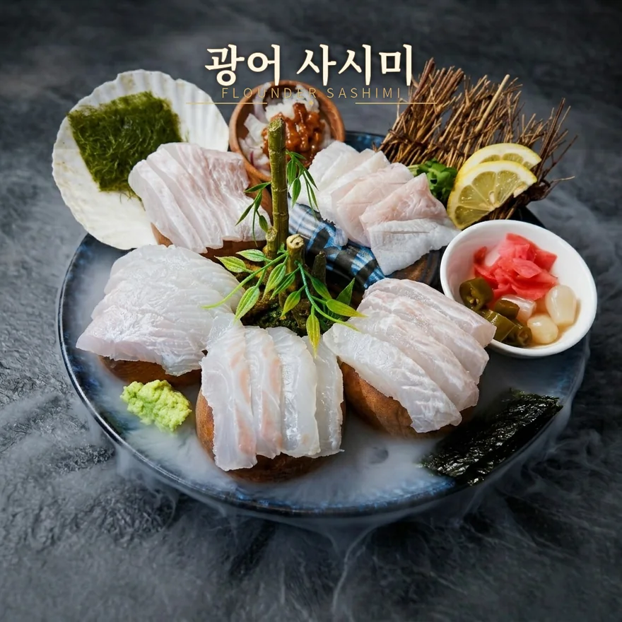 광어 사시미